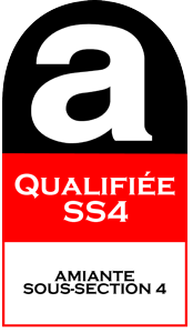 Logo de certification SS4 - Amiante